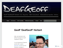 Tablet Screenshot of deafgeoff.com